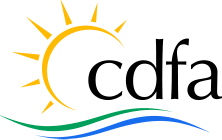 CDFA logo with a white background